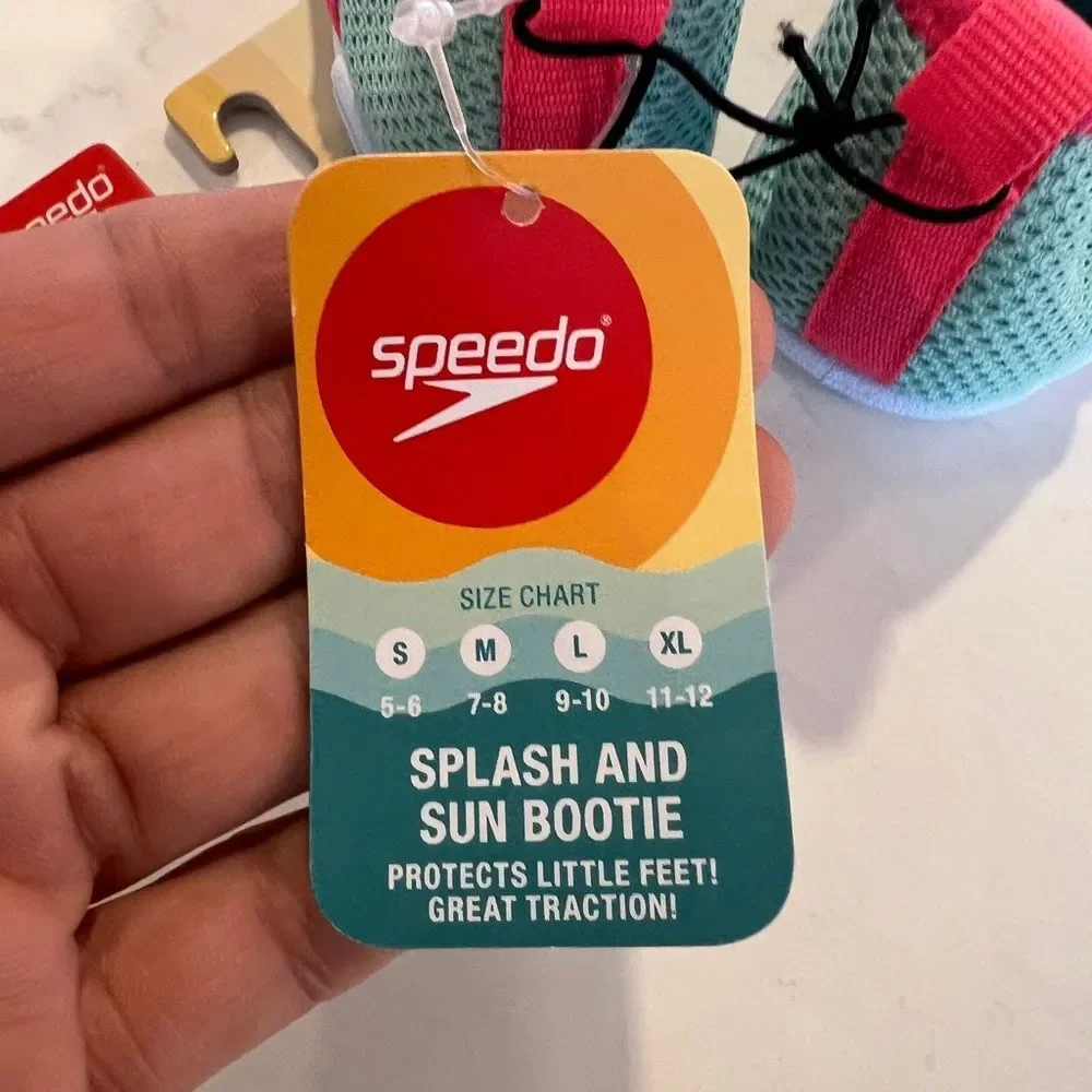 Speedo Kids Water Shoes - Watermelon Design, Small 5-6, NWT, New
